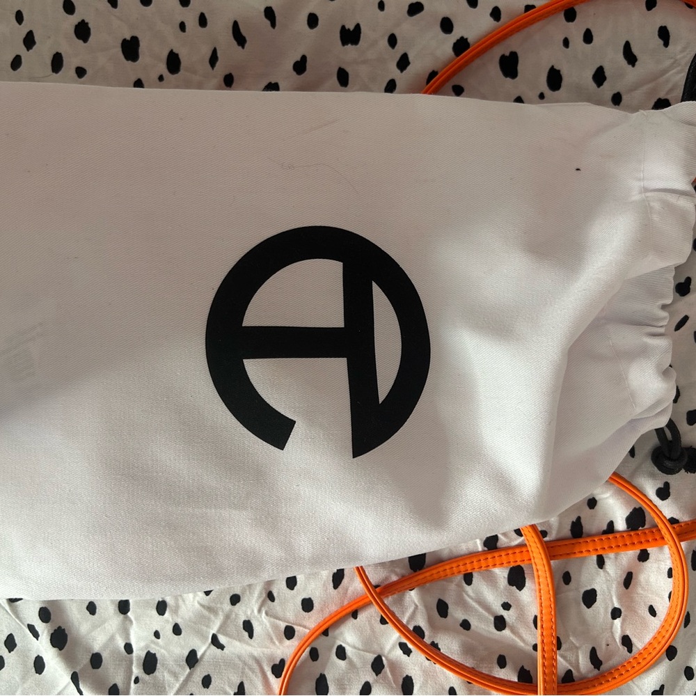 Orange small authentic telfar